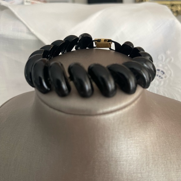 NAPIER BLACK METAL BRACELET - Picture 2 of 8